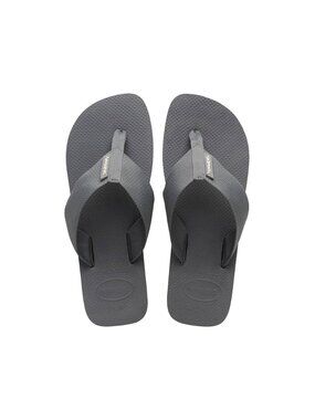 Havaianas Men's Unisex Urban Basic Flip Flops Steel Grey 9